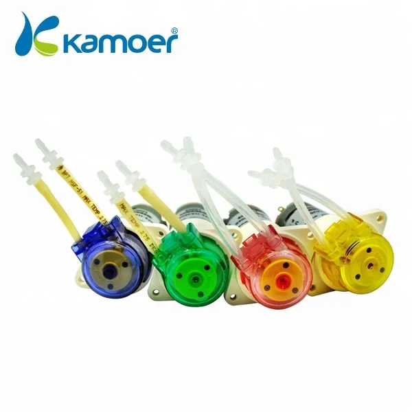 Kamoer KFS Brushed 12V DC 1ml mini flow rate Medical Dispensing Peristaltic Pump