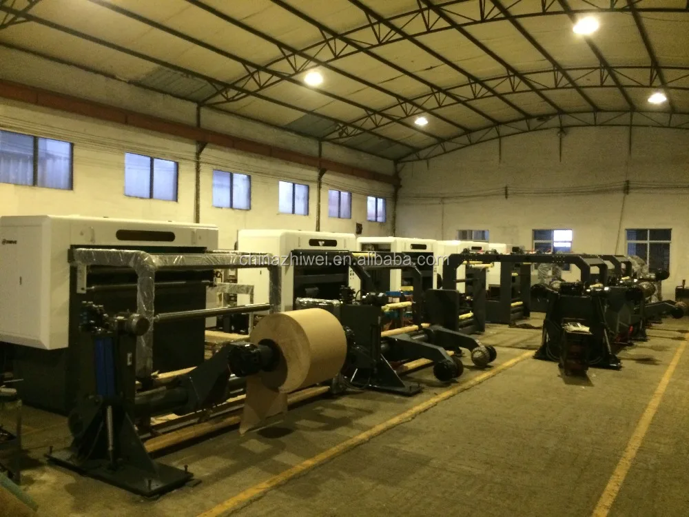 Automatic kraft paper roll sheeter cutter