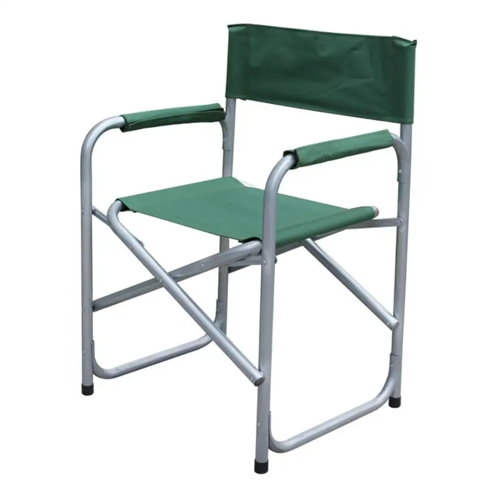 Camping Aluminum  Directors Chair Portable Collapsible Metal Tall Folding Outdoor Beach Foldable Picnic Chair