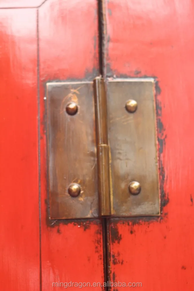 Chinese antique hand restored country style handpainted wardrobe armoire