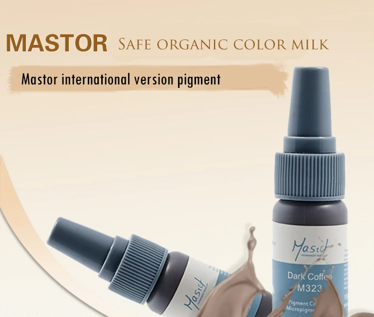 Mastor 15ml Permanent Makeup Ink and 61 Colors Tattoo Microblading Supplies Pigment