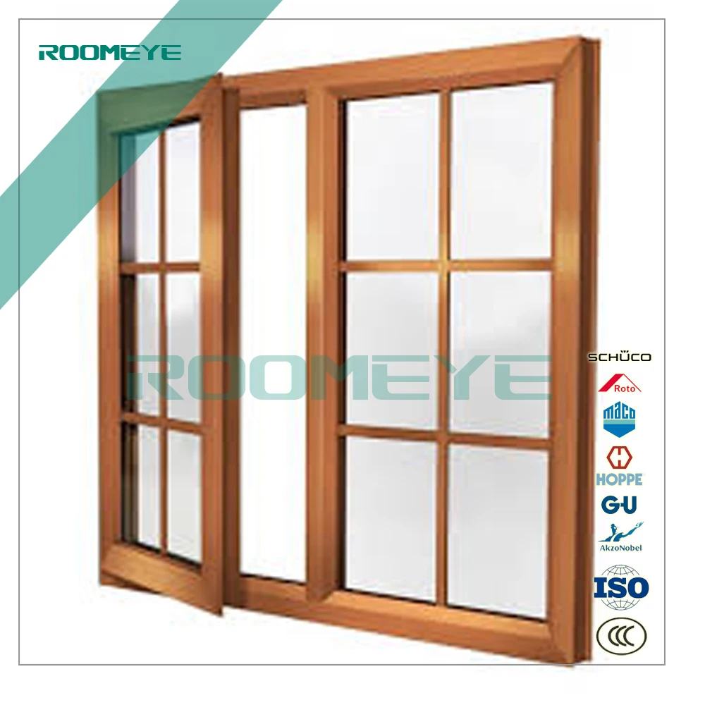 ROOMEYE aluminum cladding wood screen windows