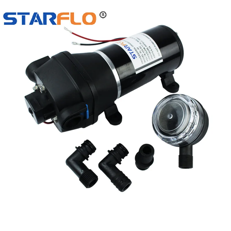 STARFLO FL-40 40PSI 17LPM 12v dc electric high pressure diaphragm mini high flow water pump for RV