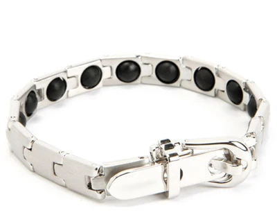 noproblem p020 магнитных шарика титана спортивных муёчин браслеты из нержавеющей стали