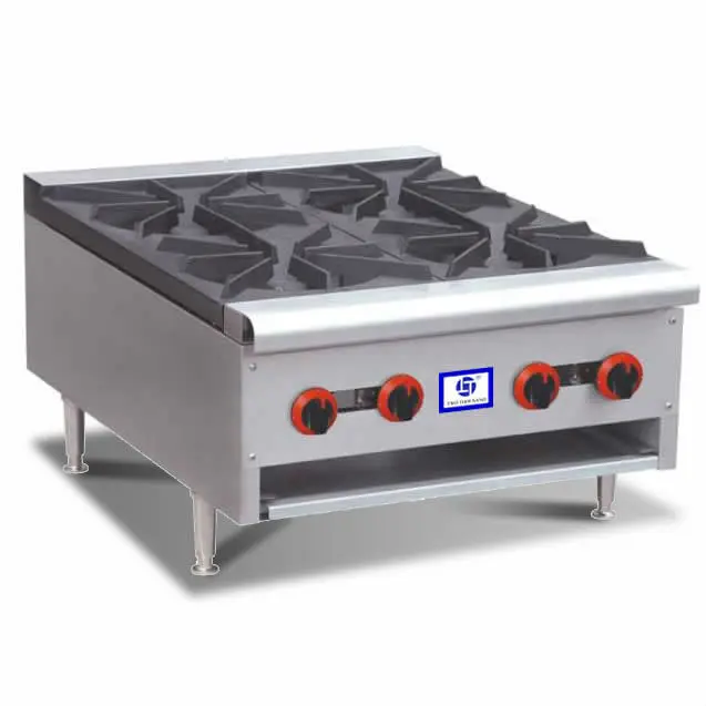 TT-WE1382B 4 конфорки нержавеющая сталь настольная газовая плита