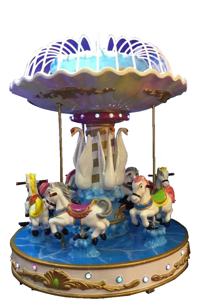 Factory price outdoor commercial kiddie ride carousel ride musical merry go round