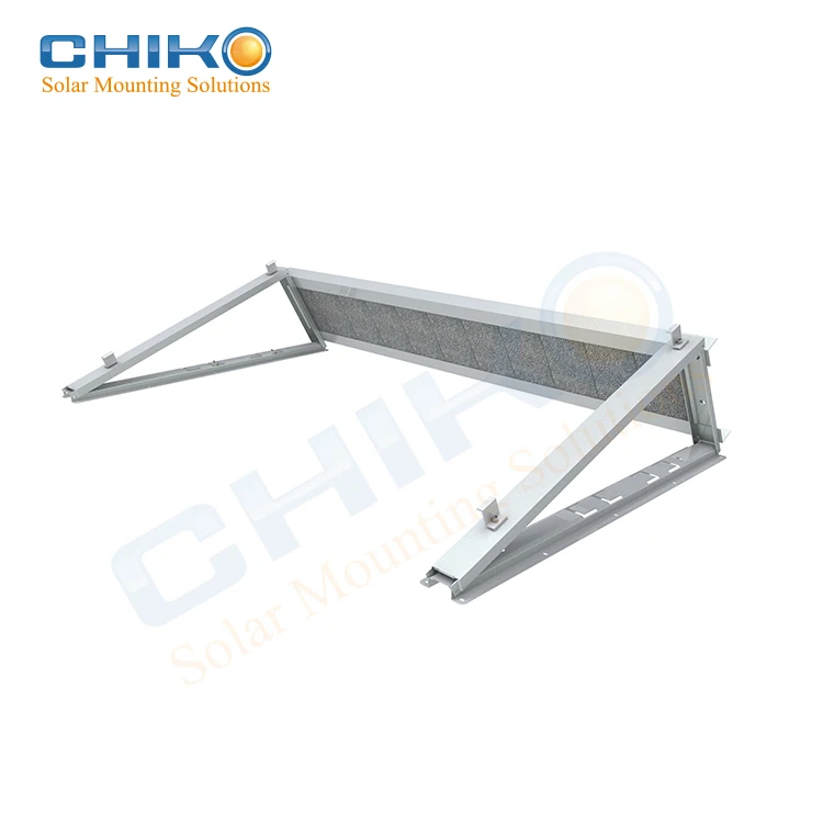 High efficient solar panel mounting rack pv brackets for flat roof solar energy system