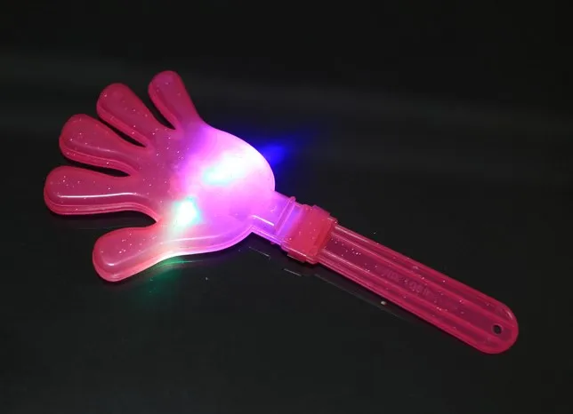 hot sale LED flashing hand clapper noise maker cheer item  for party or games