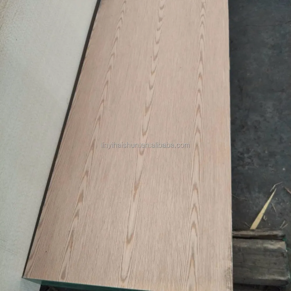 Sliced cut engineered ash wood veneer / recon ash wood veneer sheet