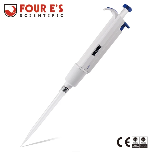 1-10 ml calibrated autoclavable volume single channel micro pipette