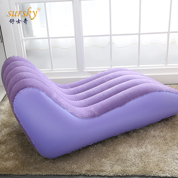 
Custom air lazy sofa bed inflatable living room furniture inflatable single sofa bed 