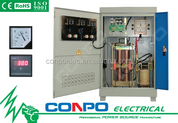 DBW-50KVA Servomotor-type Single Phase Full-automatic compensated Voltage Stabilizer Regulator AVR 220VAC/230VAC/240VAC
