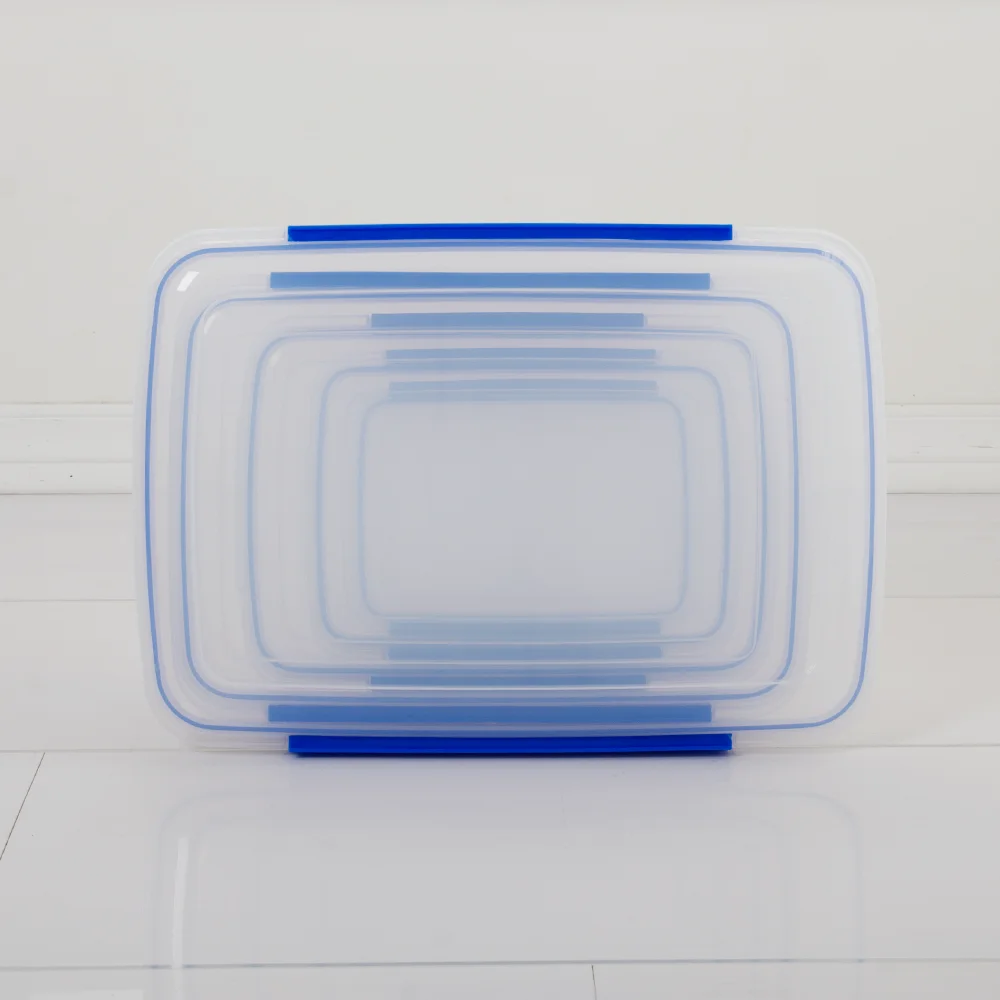 
Best selling wholesale kitchen clear reusable BPA Free airtight plastic storage box food container 