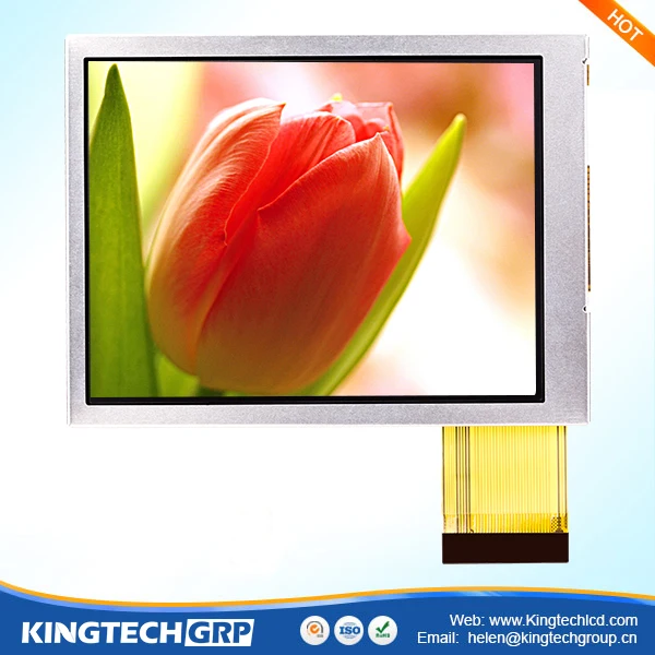 custom 3.5 inch 40-pin transflective tft lcd display 640X480 / 480x640