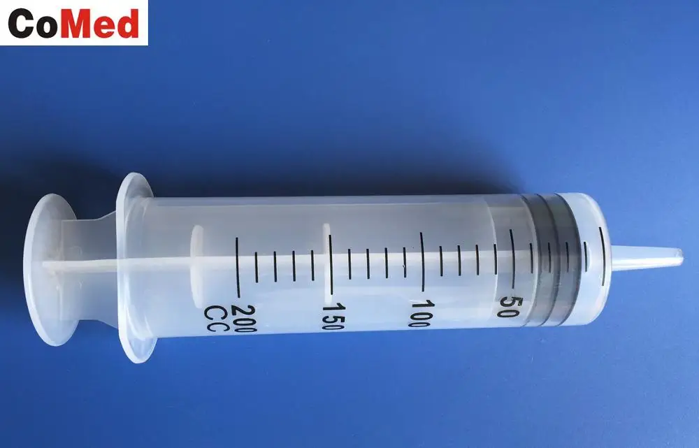 Disposable sterile large enema syringe 200ml
