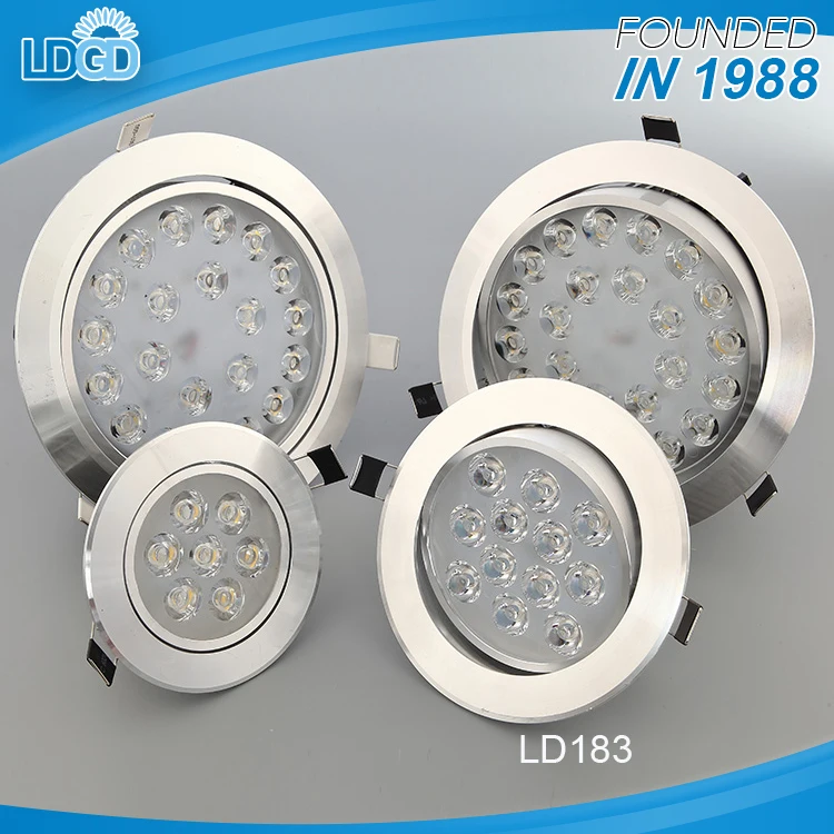 Fashion design high power 3000k-7000k pure white 7w 12w 21w 24w SMD spot led lights