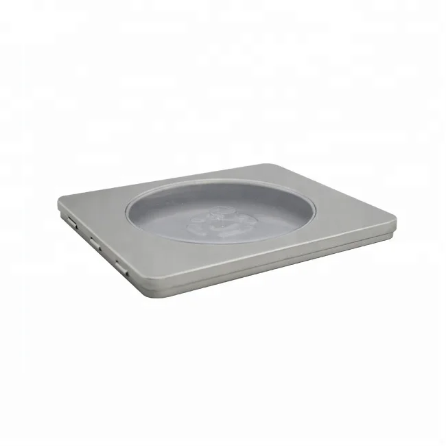 rectangular custom CD/DVD tin case with window