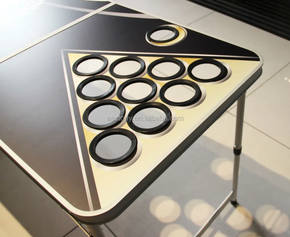 EASTOMMY 8 футов Складная пивная настольная игра набор пивных