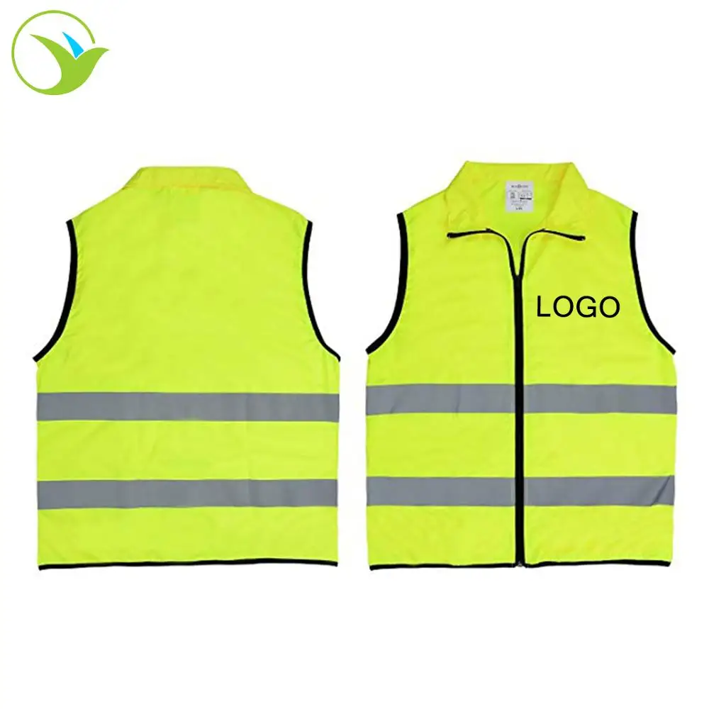 
Logo Custom Motorcycle Safety Clothing Volunteer Security High Visibility Waistcoat Running Reflective Vest 