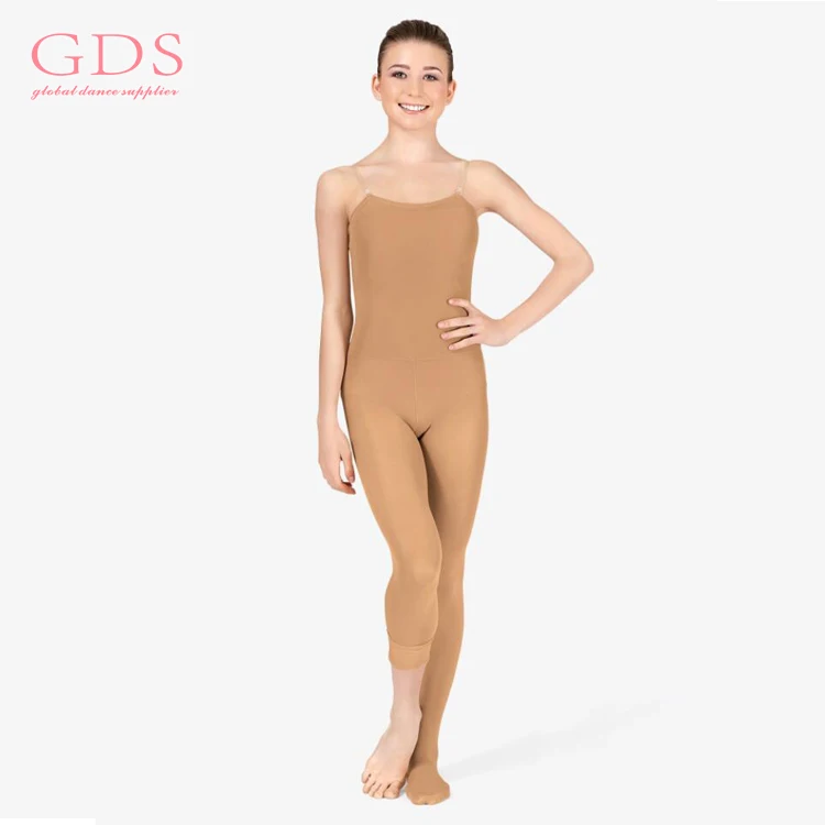 Adjustable Straps Convertible Caramel Nude Full Body Tights For Women