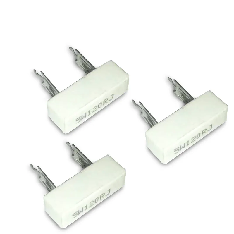 factory SQP type Radial Lead Ceramic cement Power Resistors 2w to 100w