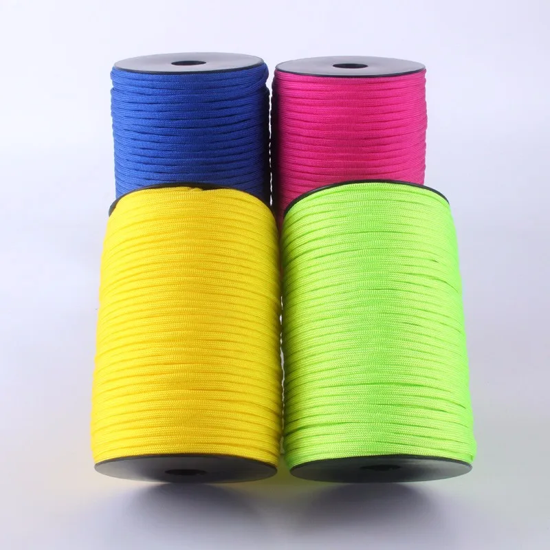 4 mm 1000 ft 7 Strand Polyester Paracord Rope for Hiking