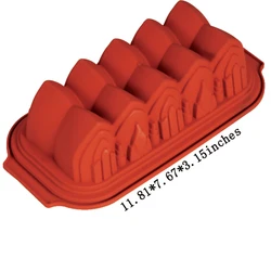 big size flower bud cake pan silicone mould