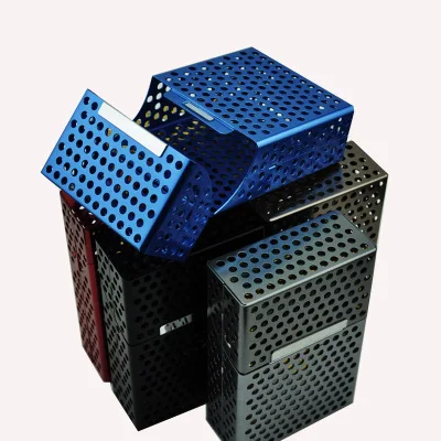 Fancy Hollowed- Out Style Metal Pack Cover Cigarette Case Cigarette Box