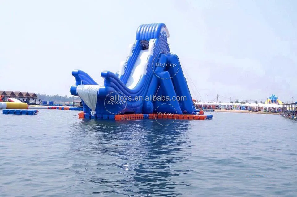Коммерческая большая плавающая водная горка