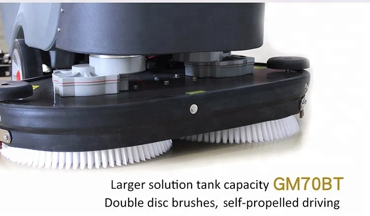 Automatic warehouse cement floors cleaning machine GM70BT