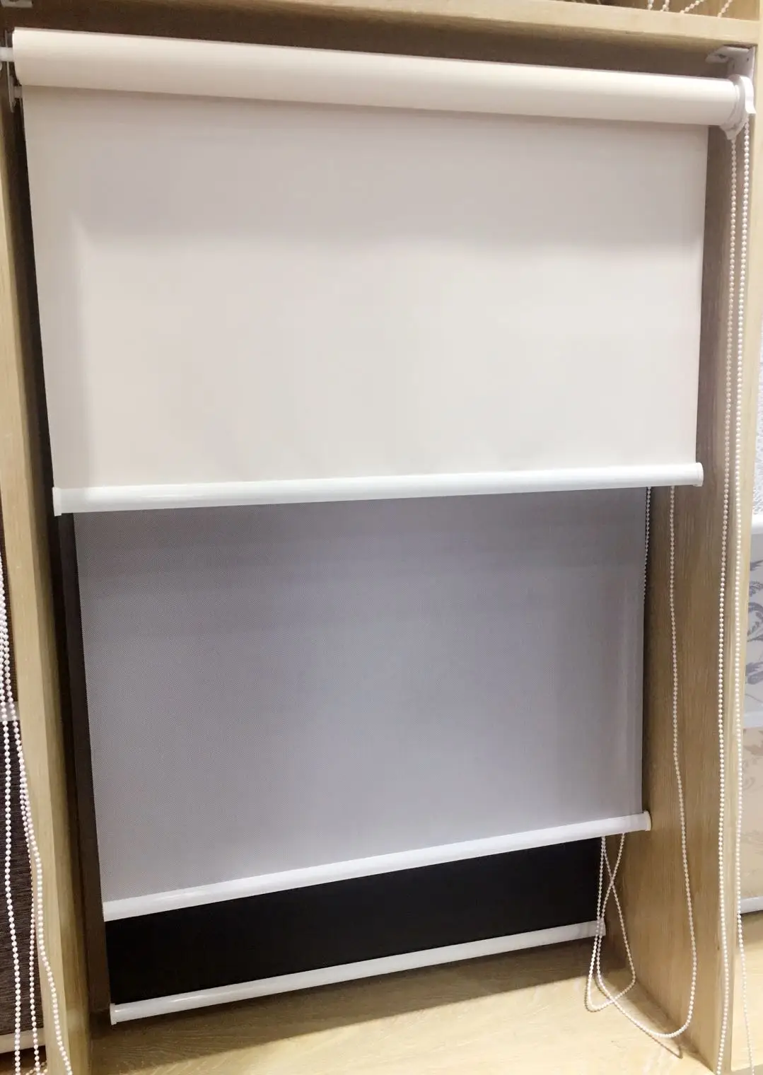 Haoyan sunscreen  polyester fabric roll up window shades blinds lazada offer