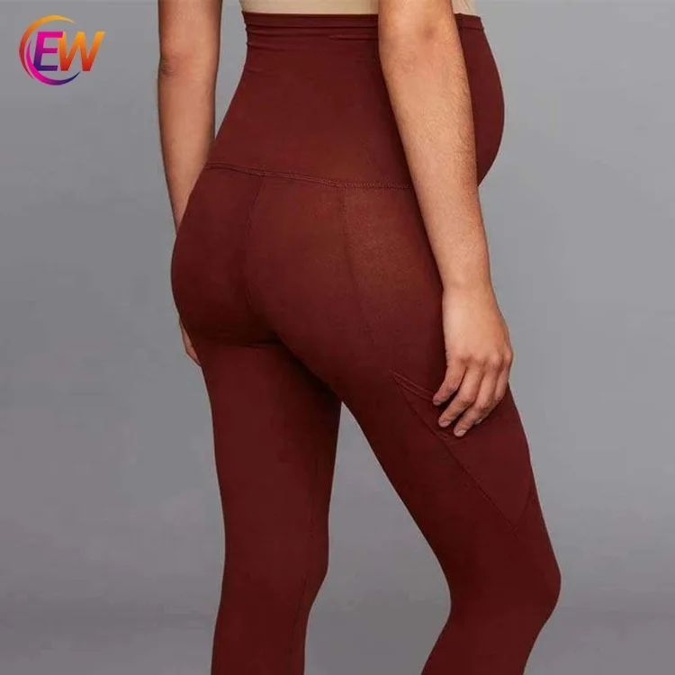 Оптовая продажа OEM & ODM эластичные Леггинсы для беременных с высокой