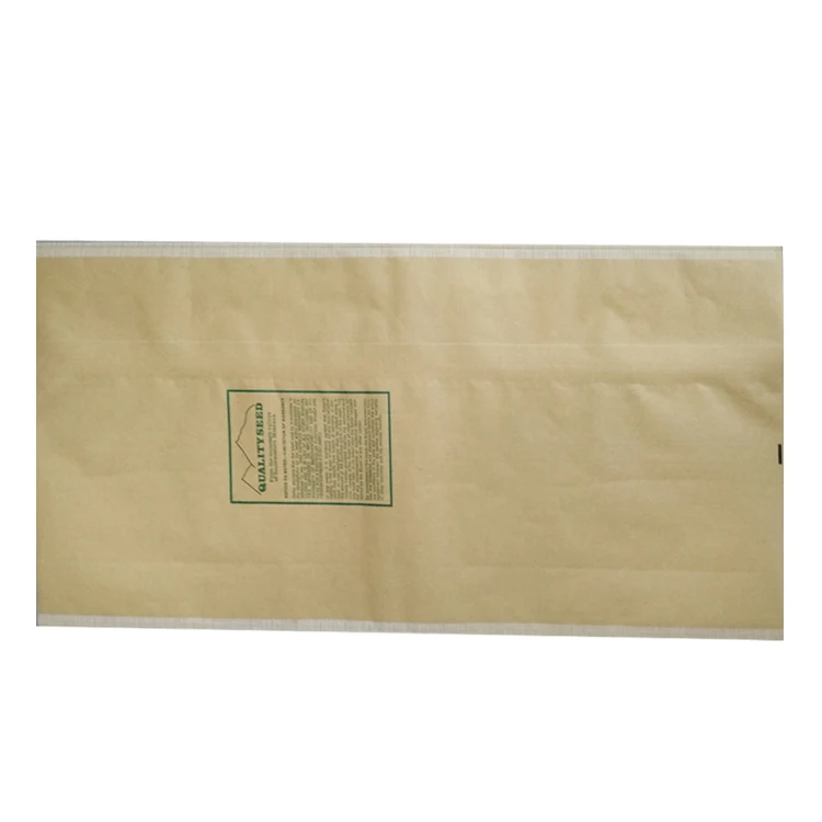 
25kg Kraft paper laminated pp woven bag sack for packing chemical powder 