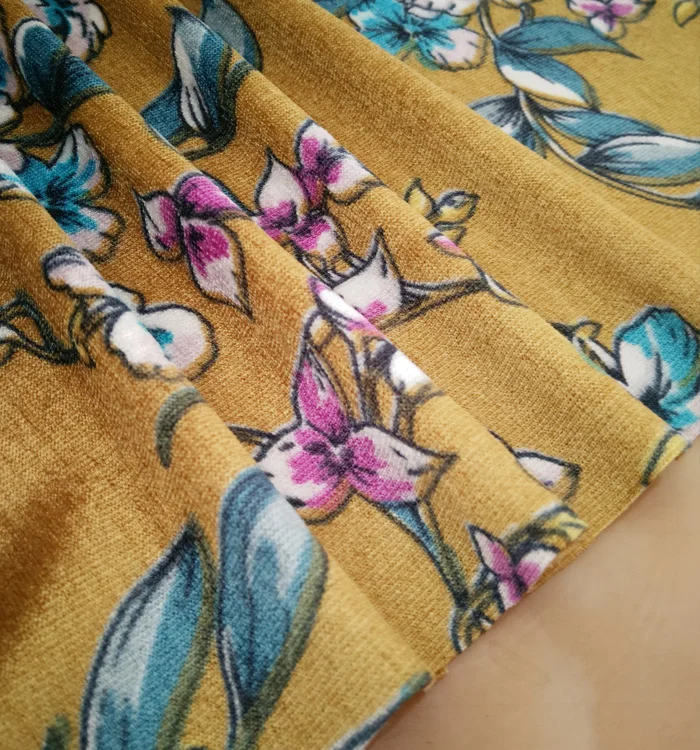 wholesale korean stamp multicolor silk metallic chiffonrainbow textiles fabric