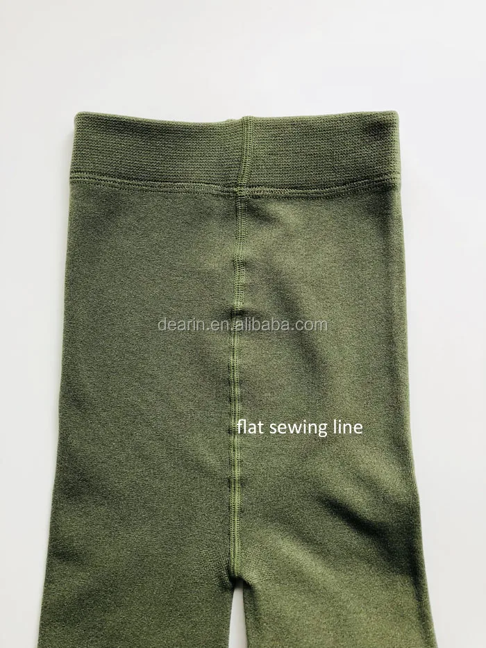 
DYLM-0981 Multiple Colors Microfiber Warm Thermal tights brushed Fleece Lined thick footless tights Leggings for baby and Girls 