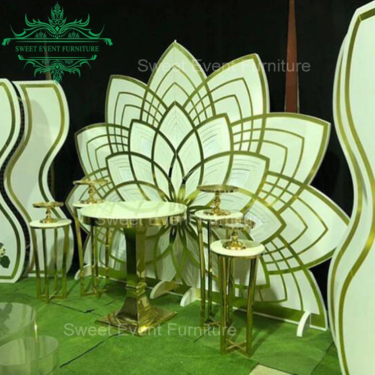 decorative wedding ceremony used acrylic event backdrop display stand