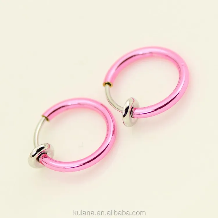 15 mm Wide Spring Fake Septum Jewelry Vibrating Nipple Piercing Jewelry