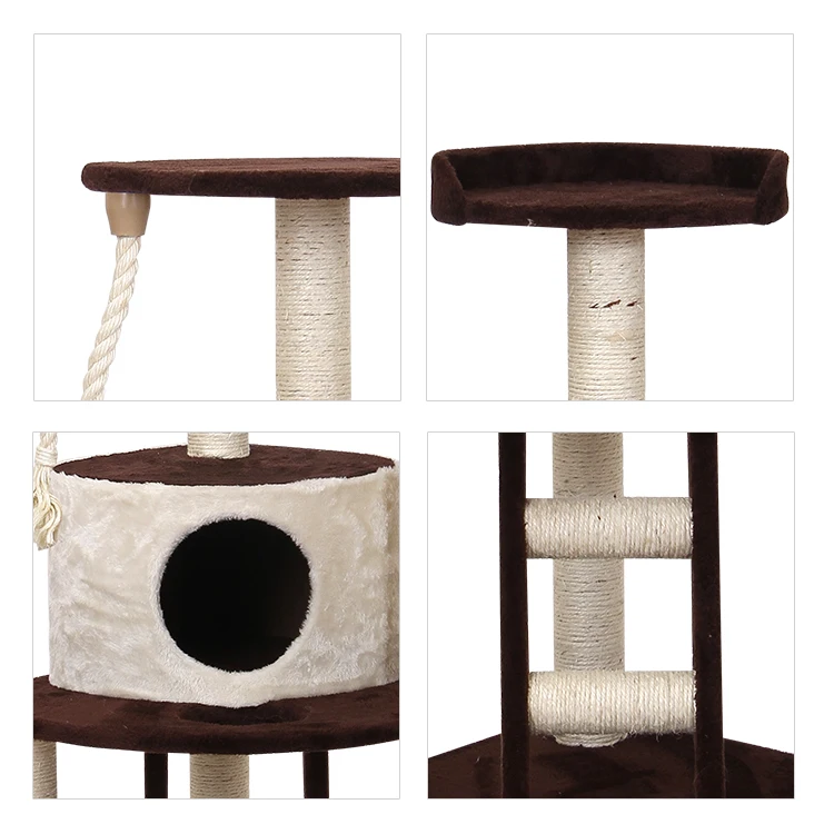 Cat Tree Tower Condo Play House Pet Scratcher