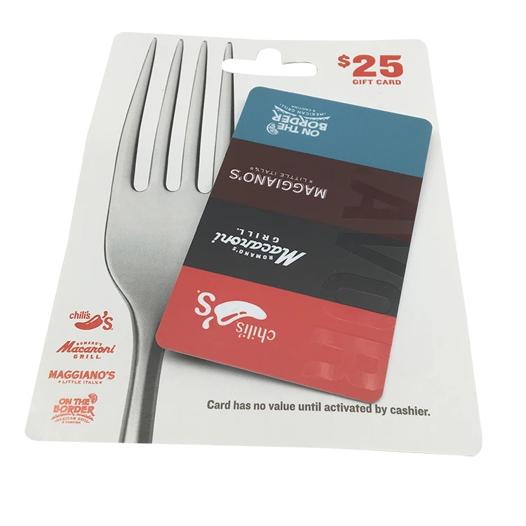 Factory Price RFID Card Packing Customized CR80 Barcode Backer Card Plastic RFID Gift Card Sleeve