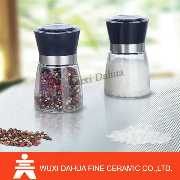 DAHUA Прозрачное стекло соль и перец мельница