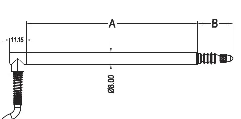 Working stroke 2-10mm displacement  sefl-return linear position sensor LVDT