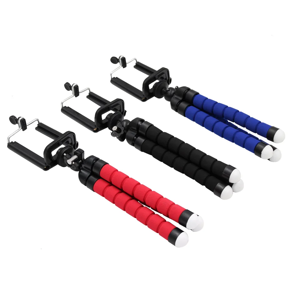 Гибкий мини-штатив в виде осьминога, универсальная подставка для сотового телефона, смартфона и спортивной экшн-камеры