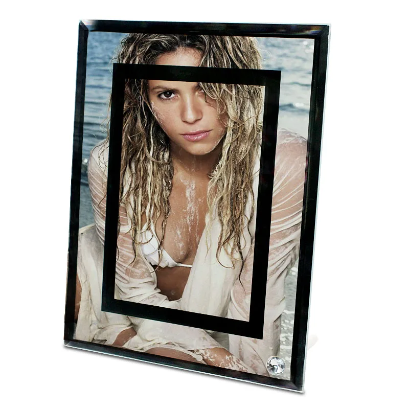 Sublimation 8 inch Blanks DIY printing Photo Glass Picture Frame