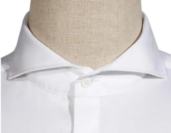 100% cotton long sleeve pure white men business shirt with shirt picture