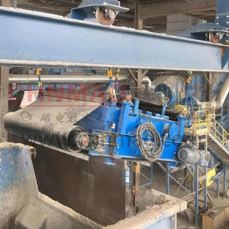 Permanent Suspension Magnet Separator for 1000mm conveyor belt system