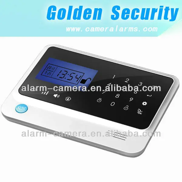 GSM home security alarm system with full language voice prompt and intercom