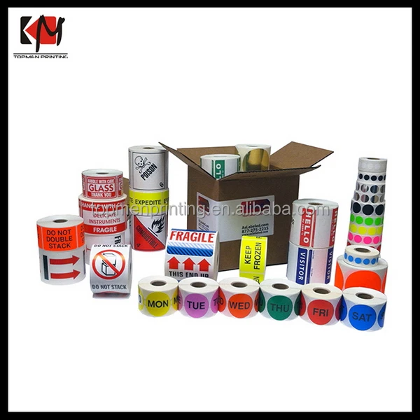 
Fashionable promotional label printing food stickers on spices 