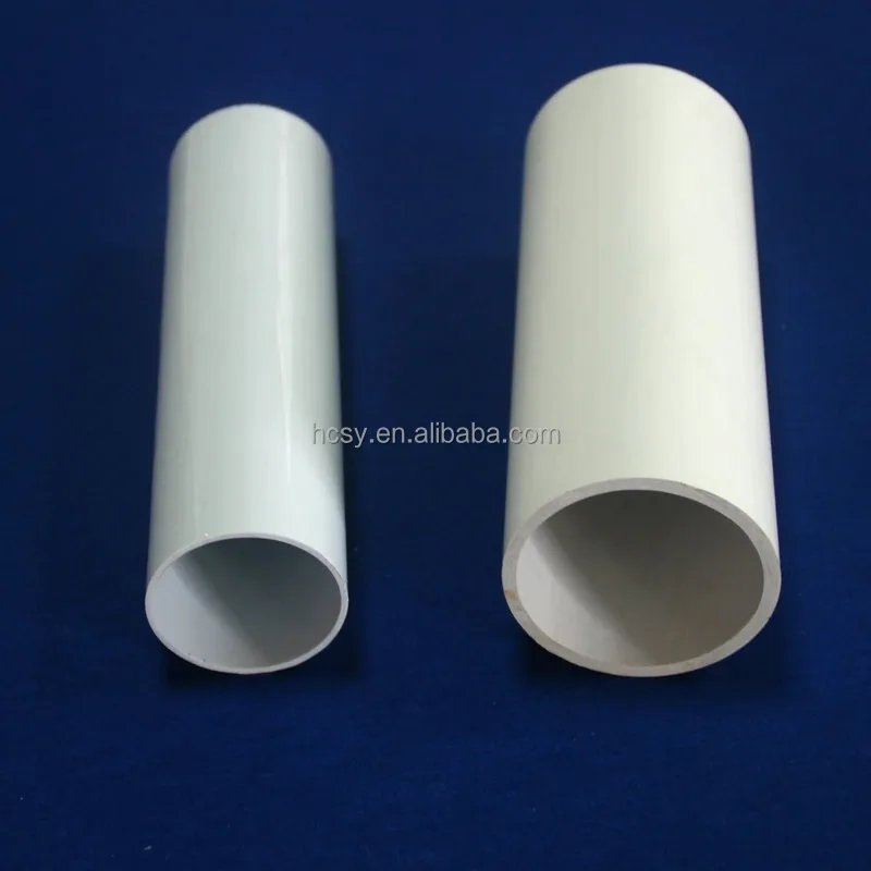 
White Rigid PVC Extrusion Profiles Pipe 