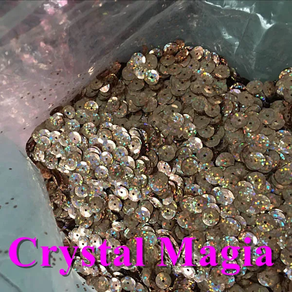 New Flat Loose Sequins 30mm Fashion Cup Shape Colored AB Spangle