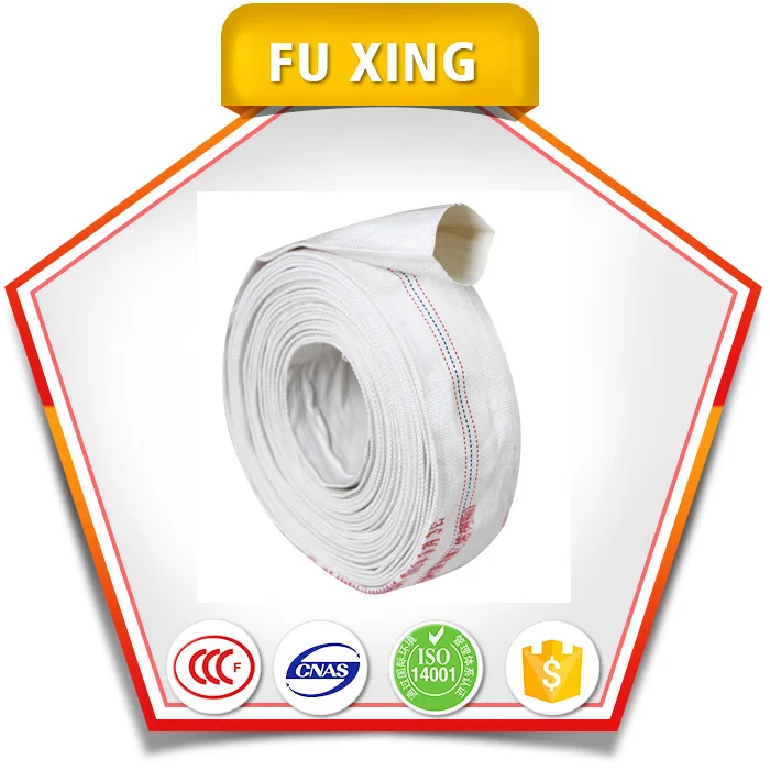 ПВХ выстроились 3 дюймов холст пожарный шланг высокого давления устойчивостью